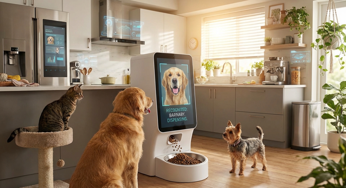 biometric smart pet feeders a tech revolution